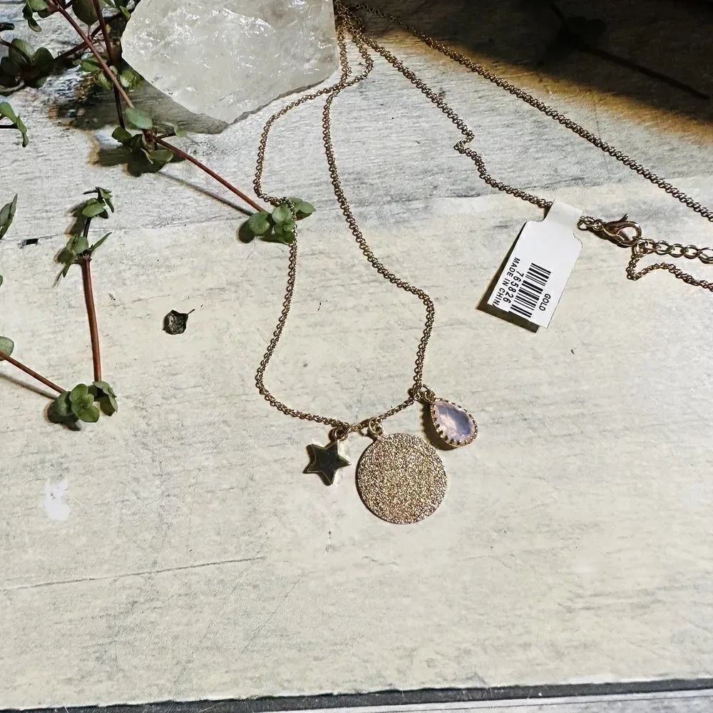 Vintage Nine West Vintage America Charm Necklace